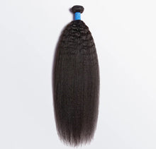 Load image into Gallery viewer, 10A Grade Kinky Straight 100% Virgin Human Hair Brazilian Bundles.