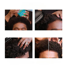 Cargar imagen en el visor de la galería, Hair Curly Twist Magic Barber Brush African Coil Wave Dread Natural Hair Brush Hair Style Tool Salon Accessories