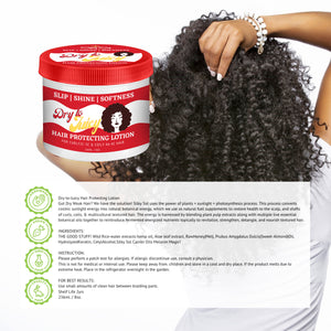 Dry-to-Juicy Hair Protecting Lotion | Silky Sol Vegan Restorative Aesthetics .