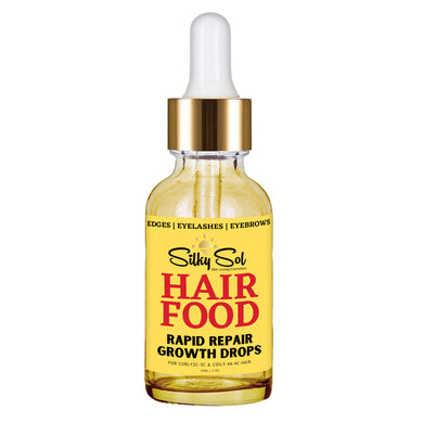 Hair Food Serum | Silky Sol Naturals/ Rapid hair Growth and repair oil for curly textured hair types